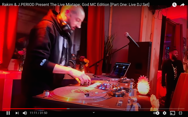Rakim & J.PERIOD Present The Live Mixtape: God MC Edition [Part One: Live DJ Set]