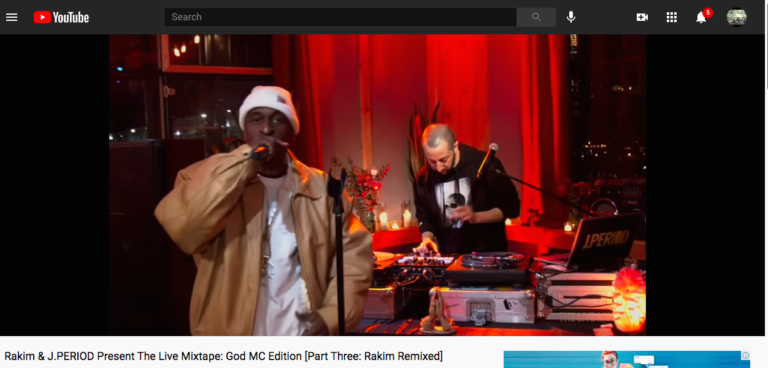 Rakim & J.PERIOD Present The Live Mixtape: God MC Edition [Part Three: Rakim Remixed]