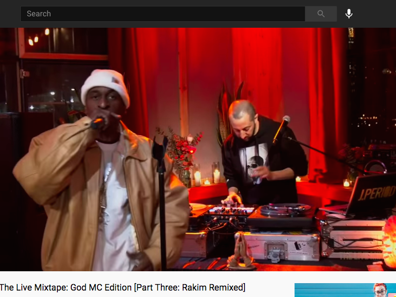 Rakim & J.PERIOD Present The Live Mixtape: God MC Edition [Part Three: Rakim Remixed]