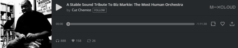 A Stable Sound Tribute To Biz Markie: The Most Human Orchestra by Cut Chemist
