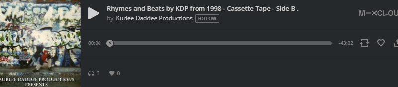 Rhymes and Beats by KDP from 1998 – Cassette Tape – Side B