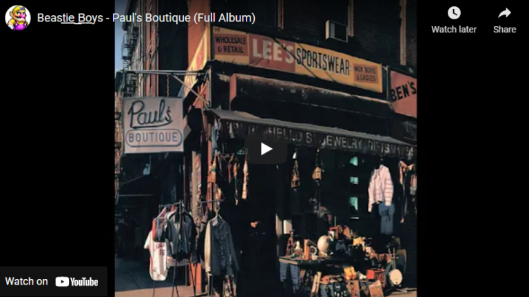 Beast̲i̲e̲ ̲B̲o̲ys – Paul’s Boutique (Full Album)