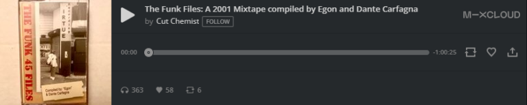 The Funk Files: A 2001 Mixtape compiled by Egon and Dante Carfagna by Cut Chemist