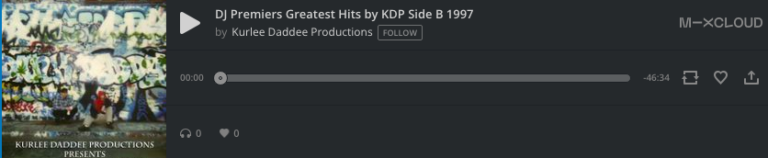 DJ Premier’s Greatest Hits by KDP Side B 1997 by Kurlee Daddee Productions