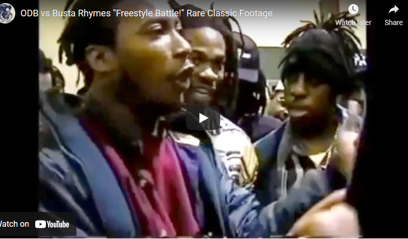 ODB vs Busta Rhymes “Freestyle Battle!” Rare Classic Footage
