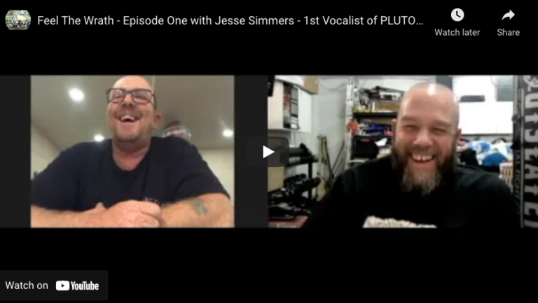Feel The Wrath – Episode One with Jesse Simmers – 1st Vocalist of PLUTOCRACY – 2021