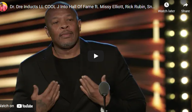 Dr. Dre Inducts LL COOL J Into Hall Of Fame ft. Missy Elliott, Rick Rubin, Snoop Dogg, Mary J. Blige