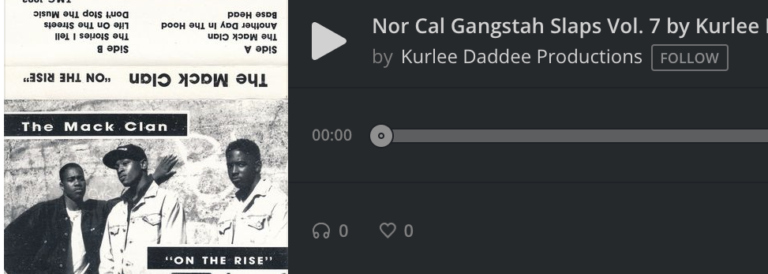 Nor Cal Gangstah Slaps Vol. 7 by Kurlee Daddee Productions