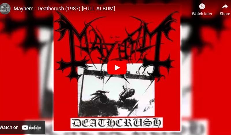 Mayhem – Deathcrush (1987) [FULL ALBUM]