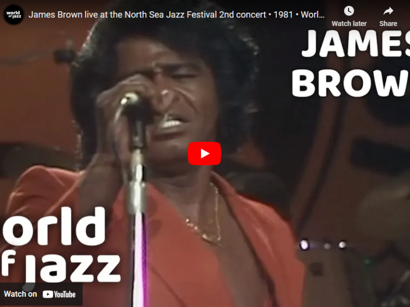 James Brown live at the North Sea Jazz Festival 2nd concert • 1981 • World of Jazz