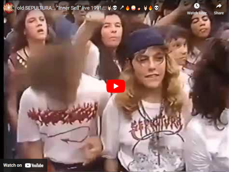 SEPULTURA… “Inner Self” live 1991..